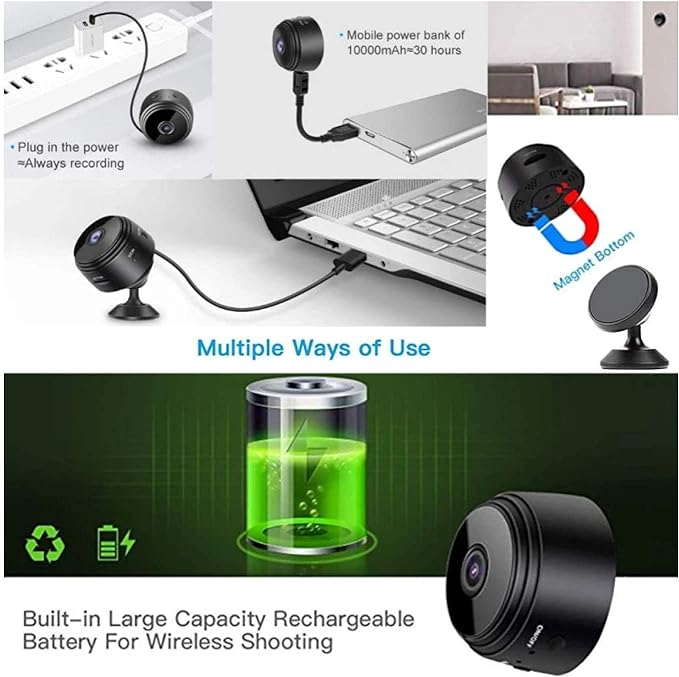 A9 Mini Spy Camera - Invisible Mini Camera