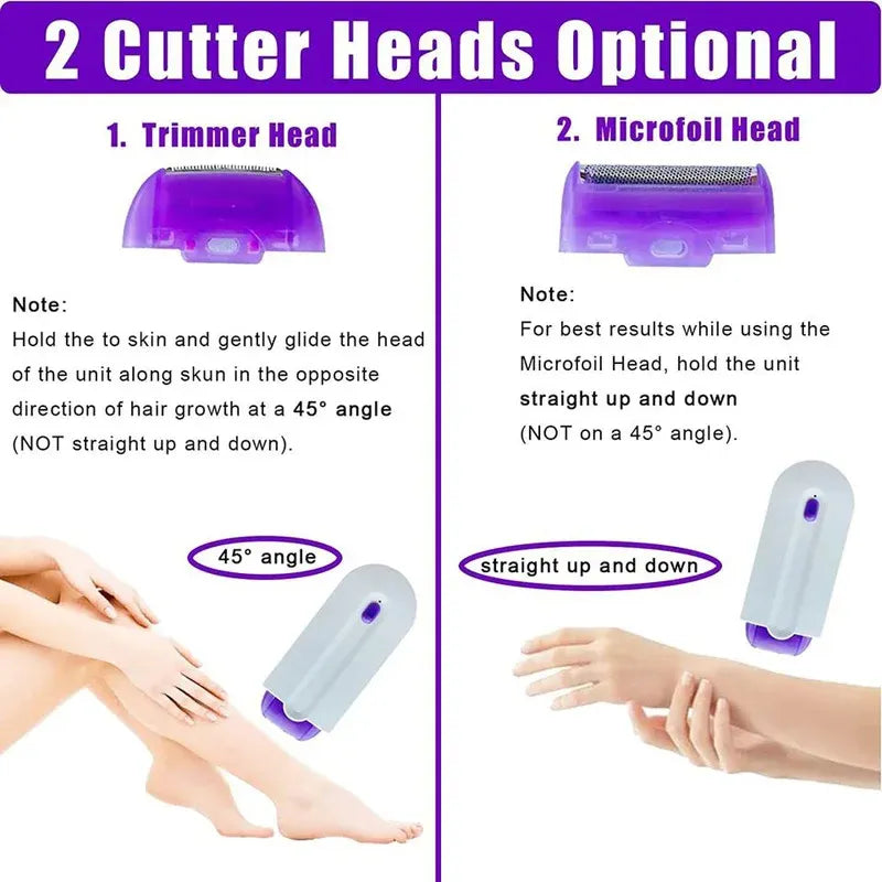 2 In 1 Electric USB Rechargeable Women Epilator