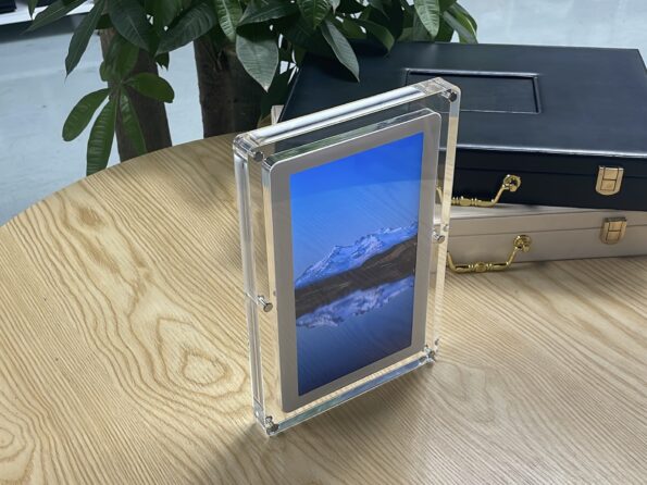 Acrylic Digital Photo Frame Moving Video