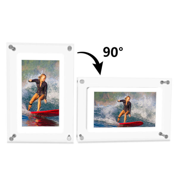 Acrylic Digital Photo Frame Moving Video